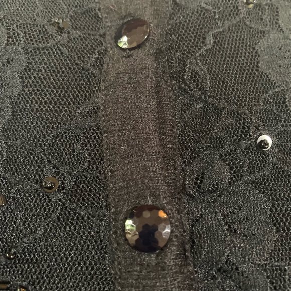 🦋Angora blend lace front cardigan - Picture 7 of 14